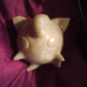 Rare Purple Moss Agate Pokemon Jigglypuff 2 in Crystal Carving